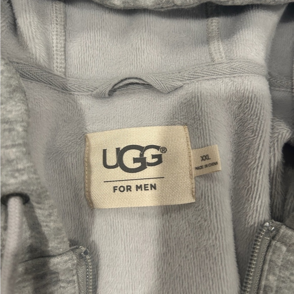 UGG Men's Gray Fleece Jacket